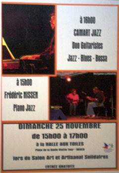 Flyer Halle Aux Toiles 25 Novembre 2007