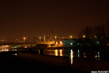 Rouen by night